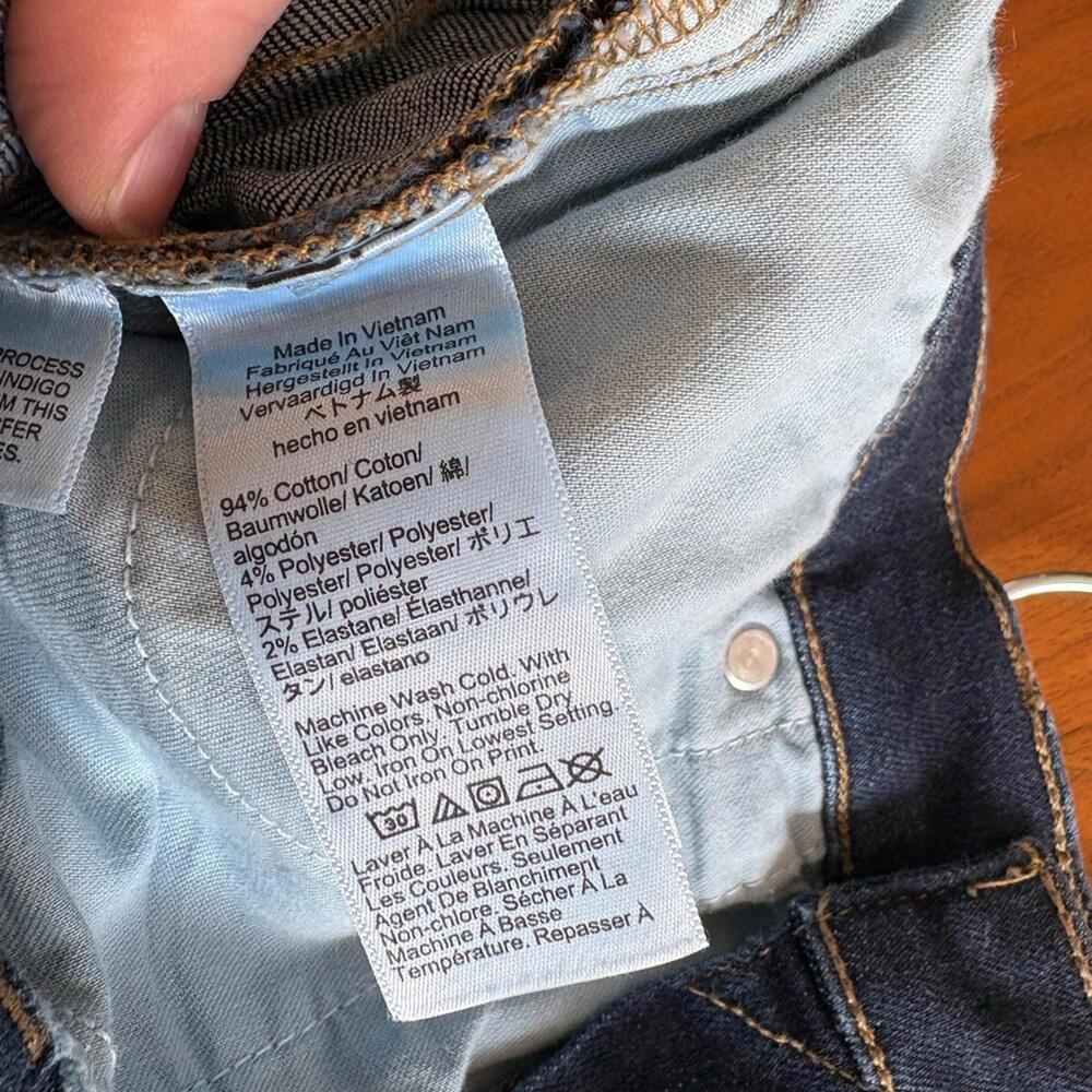 Agolde Light High Rise Distressed Straight Jeans 30 - Picture 4 of 7